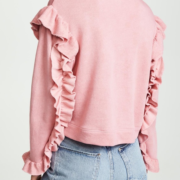 Loveshackfancy Corinne ruffle sweatshirt - Picture 3 of 9